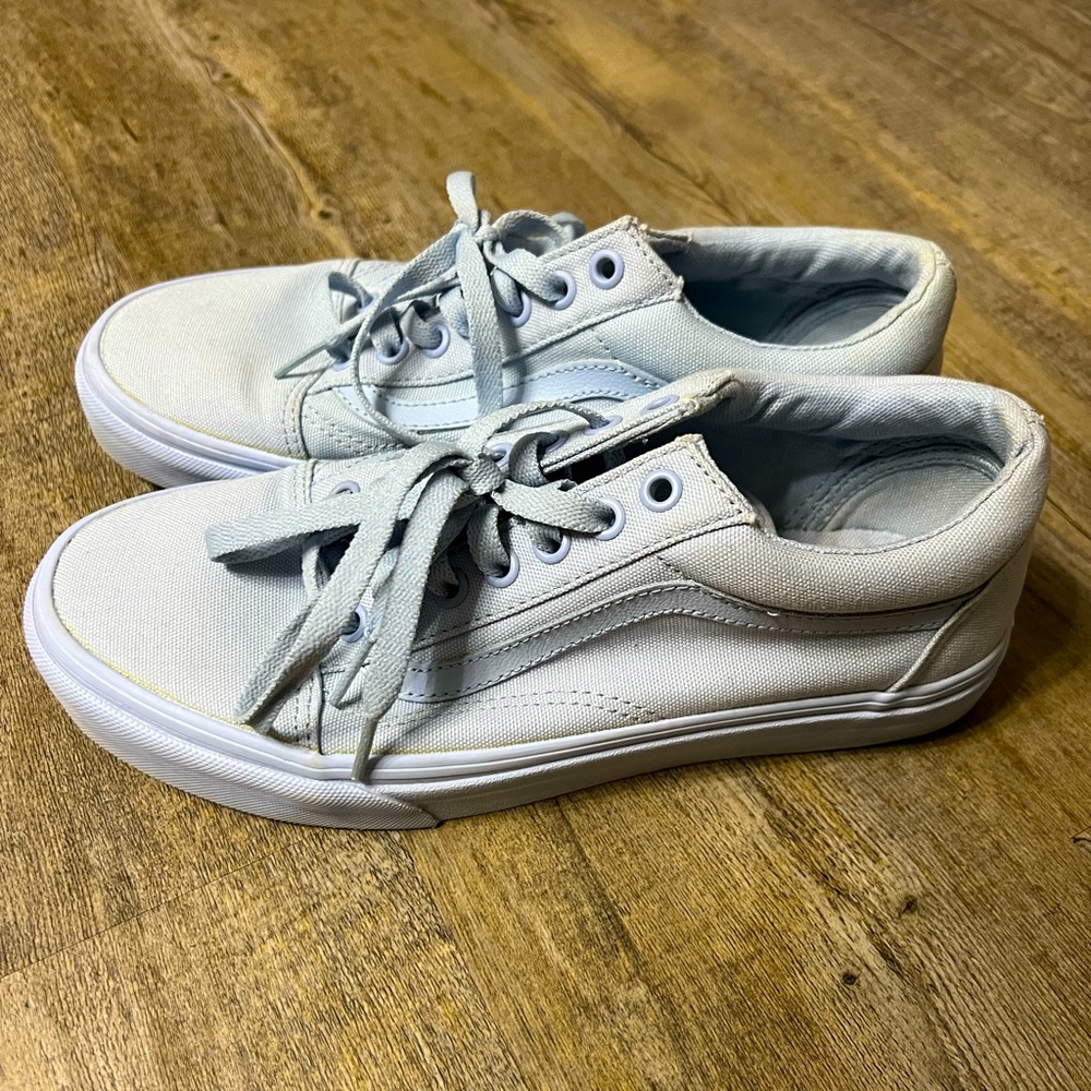 Light blue periwinkle Old Skool Vans - men’s size 6.5 / women’s size 8